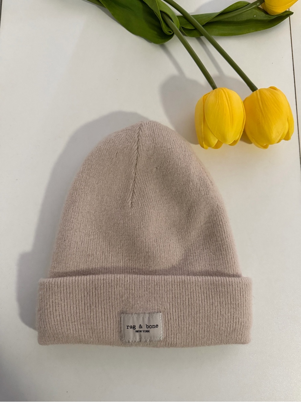 rag & bone pink beanie